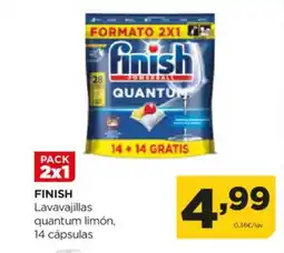 Alimerka FINISH Lavavajillas quantum limón, oferta