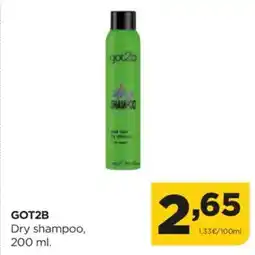 Alimerka GOT2B Dry shampoo, oferta
