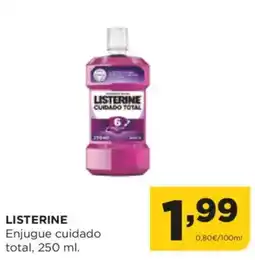 Alimerka LISTERINE Enjugue cuidado total oferta