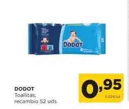 Alimerka DODOT Toallitas, recambio oferta