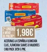 Claudio La española - aceitunas r/ anchoa oferta