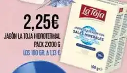 Claudio La toja - jabon hidratermal oferta