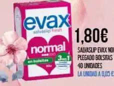 Claudio Evax - salvaslip oferta