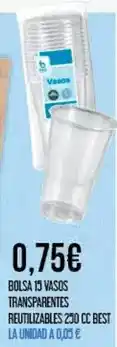 Claudio Trasparentes reutilizables oferta