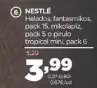 Alimerka Nestlé - helados, fantasmikos, pack 15, mikolapiz, pack 5 o pirulo tropical mini oferta