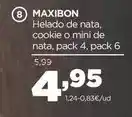 Alimerka Maxibon - helado de nata oferta