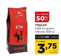 Alimerka Toscaf - cafe en grano natural oferta