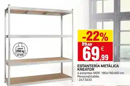 Bricoking Kreator - estantería metalica oferta
