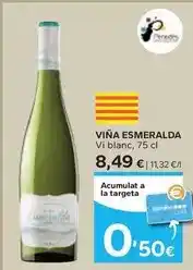 Caprabo Viña esmeralda - vi blanc oferta