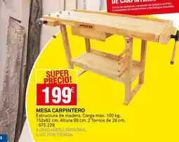 Bricoking Pvc - mesa carpintero oferta