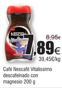 FROIZ Café Nescafé Vitalissimo descafeinado con magnesio oferta
