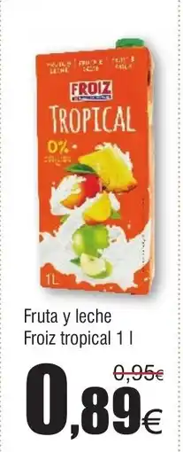 FROIZ Fruta y leche Froiz tropical oferta