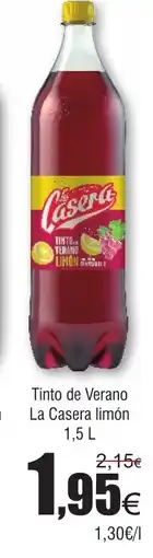 FROIZ Tinto de Verano La Casera limón oferta