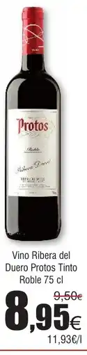 FROIZ Vino Ribera del Duero Protos Tinto Roble oferta