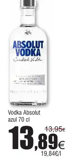FROIZ Vodka Absolut azul oferta