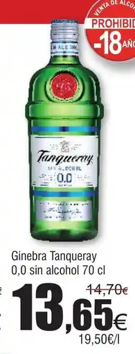 FROIZ Ginebra Tanqueray 0,0 sin alcohol oferta