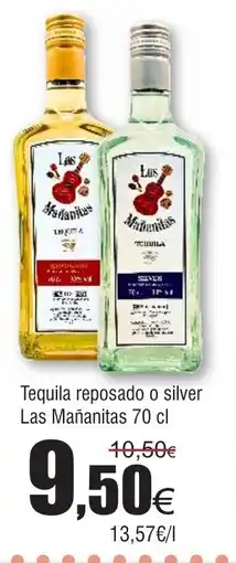 FROIZ Tequila reposado o silver Las Mañanitas oferta