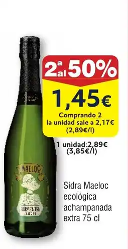 FROIZ Sidra Maeloc ecológica achampanada oferta