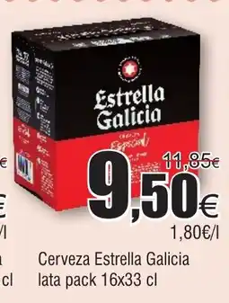 FROIZ Cerveza Estrella Galicia Mini botella pack oferta