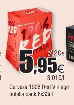 FROIZ Cerveza 1906 Red Vintage oferta