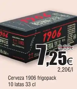 FROIZ Cerveza 1906 frigopack oferta