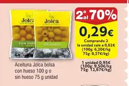 FROIZ Aceituna Jolca bolsa con hueso o sin hueso oferta