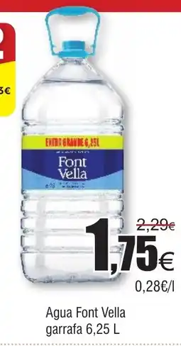FROIZ Agua Font Vella garrafa oferta