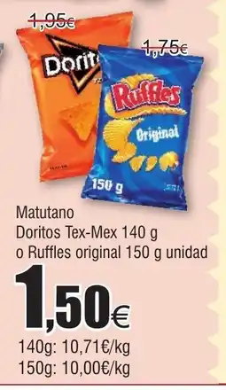 FROIZ Matutano Doritos Tex-Mex oferta