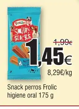 FROIZ Snack perros Frolic higiene oral oferta