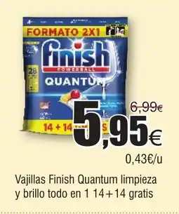 FROIZ Vajillas Finish Quantum limpieza y brillo todo en 1 oferta