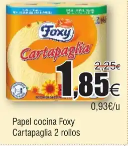 FROIZ Papel cocina Foxy Cartapaglia 2 rollos oferta