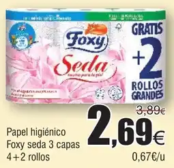 FROIZ Papel higiénico Foxy seda 3 oferta