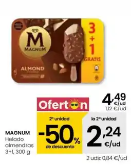 Eroski MAGNUM Helado almendras oferta