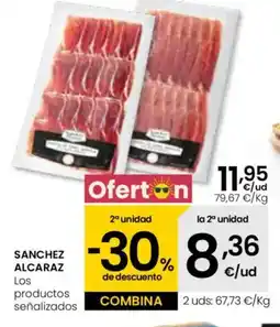 Eroski SANCHEZ ALCARAZ Los productos señalizados oferta