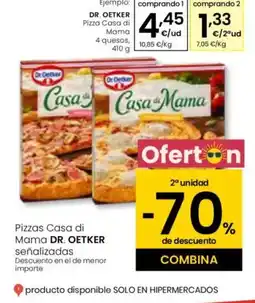 Eroski DR. OETKER Pizza Casa di Mama oferta