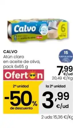 Eroski CALVO Atún claro en aceite de oliva oferta