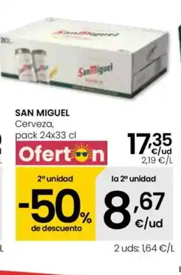 Eroski SAN MIGUEL Cerveza oferta