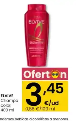 Eroski ELVIVE Champú color oferta