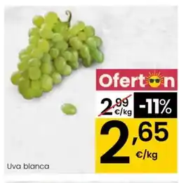 Eroski Uva blanca oferta