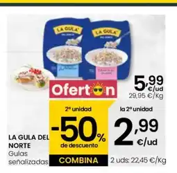Eroski LA GULA DEL NORTE Gulas señalizadas oferta