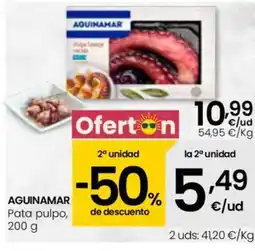 Eroski AQUINAMAR Pata pulpo oferta