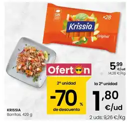 Eroski KRISSIA Barritas oferta