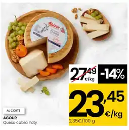Eroski AGOUR Queso cabra Iraty oferta