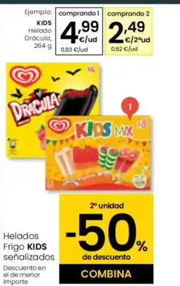 Eroski KIDS Helado Drácula oferta