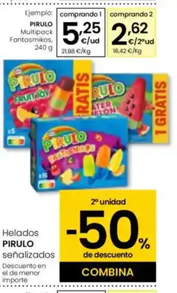 Eroski PIRULO Multipack Fantasmikos oferta