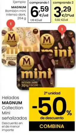 Eroski MAGNUM Bombón mini intenso dark oferta