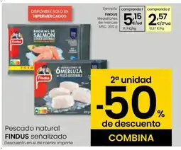 Eroski FINDUS Medallones de merluza MSC oferta