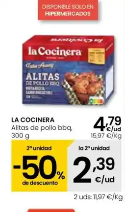Eroski LA COCINERA Alitas de pollo bbq oferta
