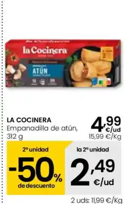 Eroski LA COCINERA Empanadilla de atún oferta