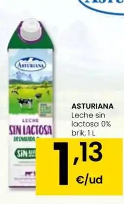 Eroski ASTURIANA Leche sin lactosa 0% oferta